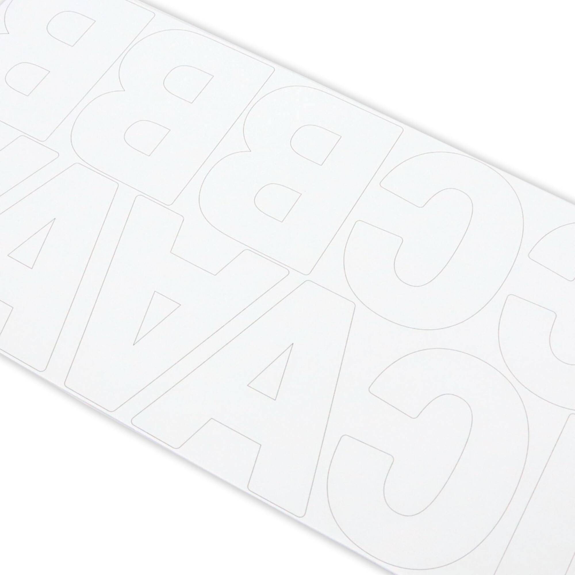White Alphabet Stickers by Recollections™
